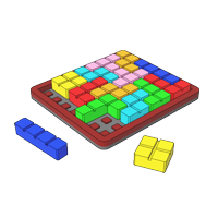 3D-printed Blocks puzzle