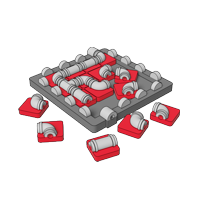 3D-printed Plumber puzzle