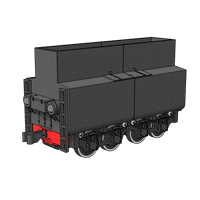 3D-printed Box-style tender