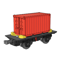 3D-printed Container wagon