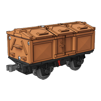 3D-printed Lime wagon