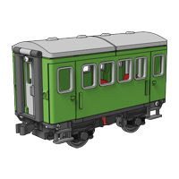 3D-printed Passenger wagon