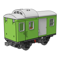 3D-printed Railway baggage car