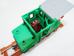 3D-printed Small electric locomotive