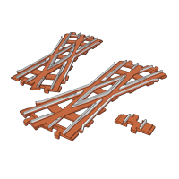 3D-printed Set of crossings