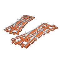 3D-printed Set of crossing switches